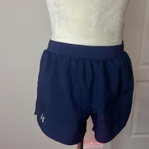 navy blue athletic shorts